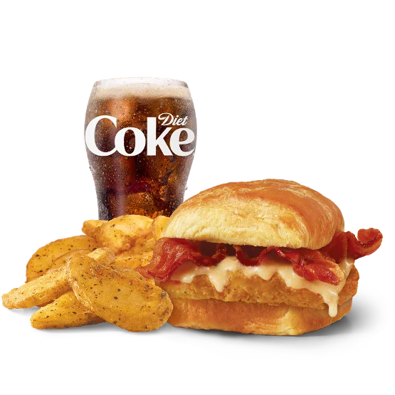 Maple Bacon Chicken Croissant Combo