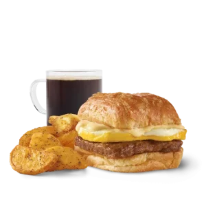 Sausage, Egg & Swiss Croissant