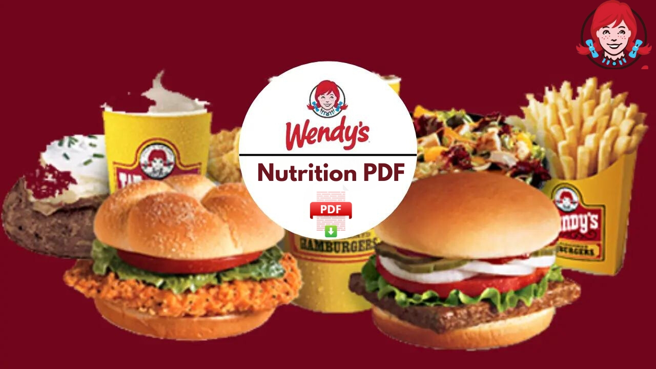 Latest Wendy's Menu PDF 2026- View & Download